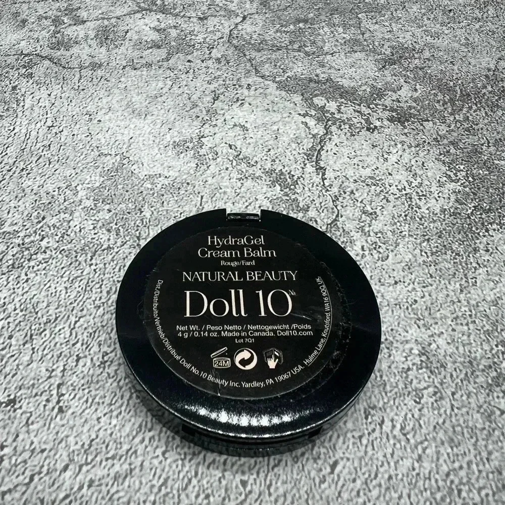 BRAND NEW DOLL 10 HYDRAGEL CREAM BALM “NATURAL BEAUTY” BLUSH CREAMY